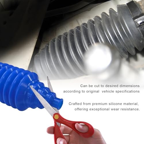 12PCS Car Rack and Pinion Boot Kit – Waterproof & Dustproof Silicone Blue