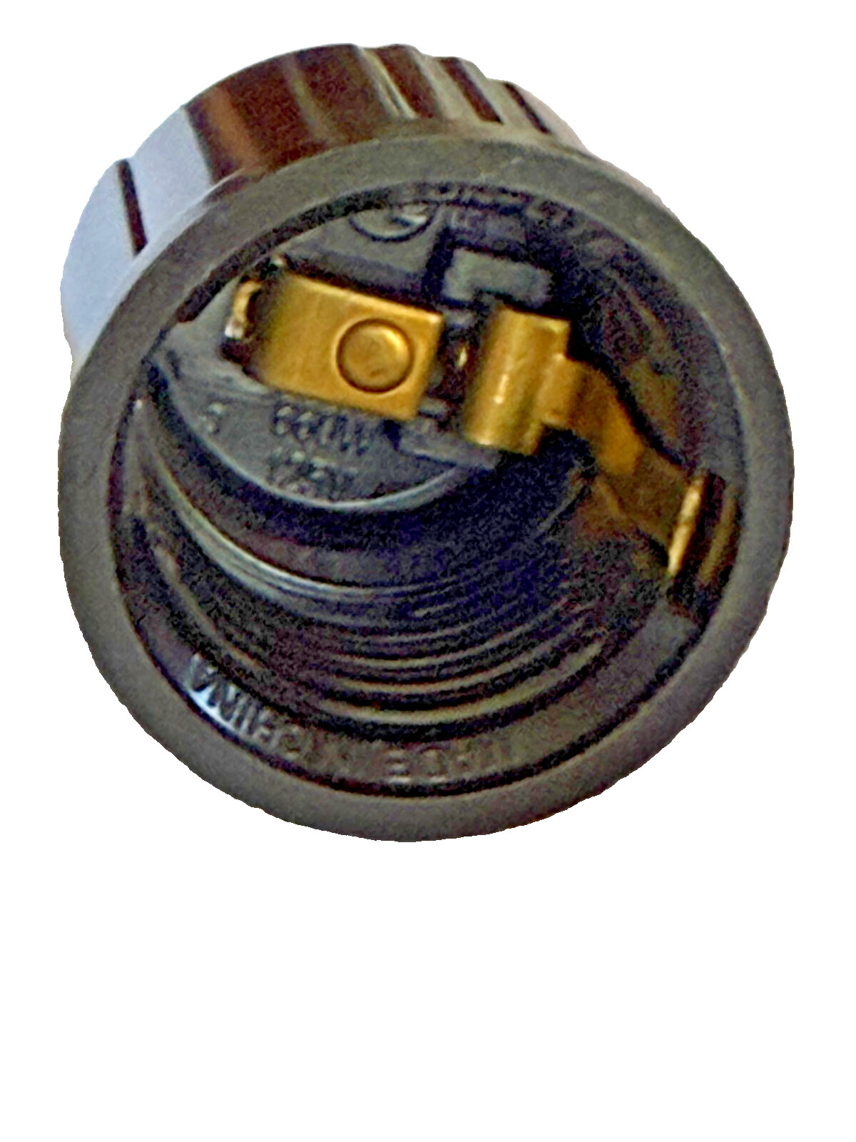 Sun-Lite Bakelite E26 Medium Med Base Socket Plug-In Outlet Adapter – 1 pcs