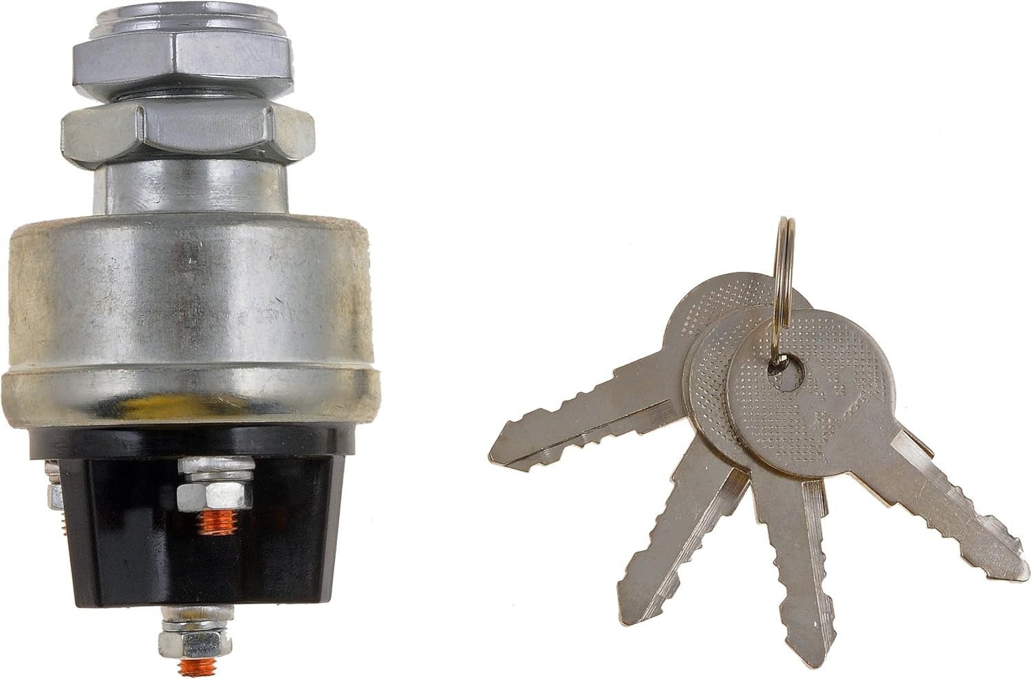 Electrical Starter Switch 30A 12V Key Style Metal Push Button Vehicle Use