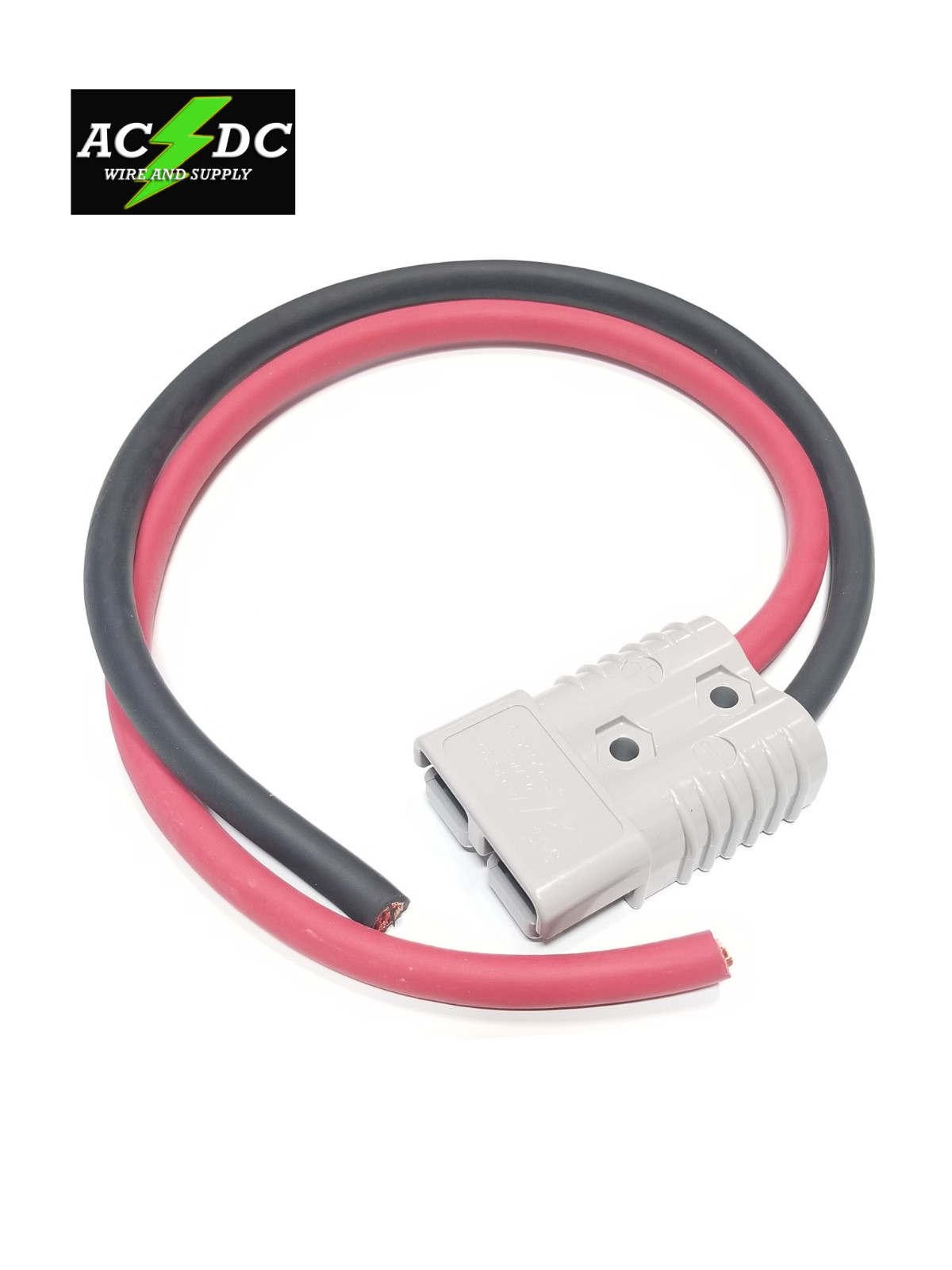 Anderson SB350 Copper Battery Cable Assembly 2/0 Gauge AWG w lug/terminal/clamps