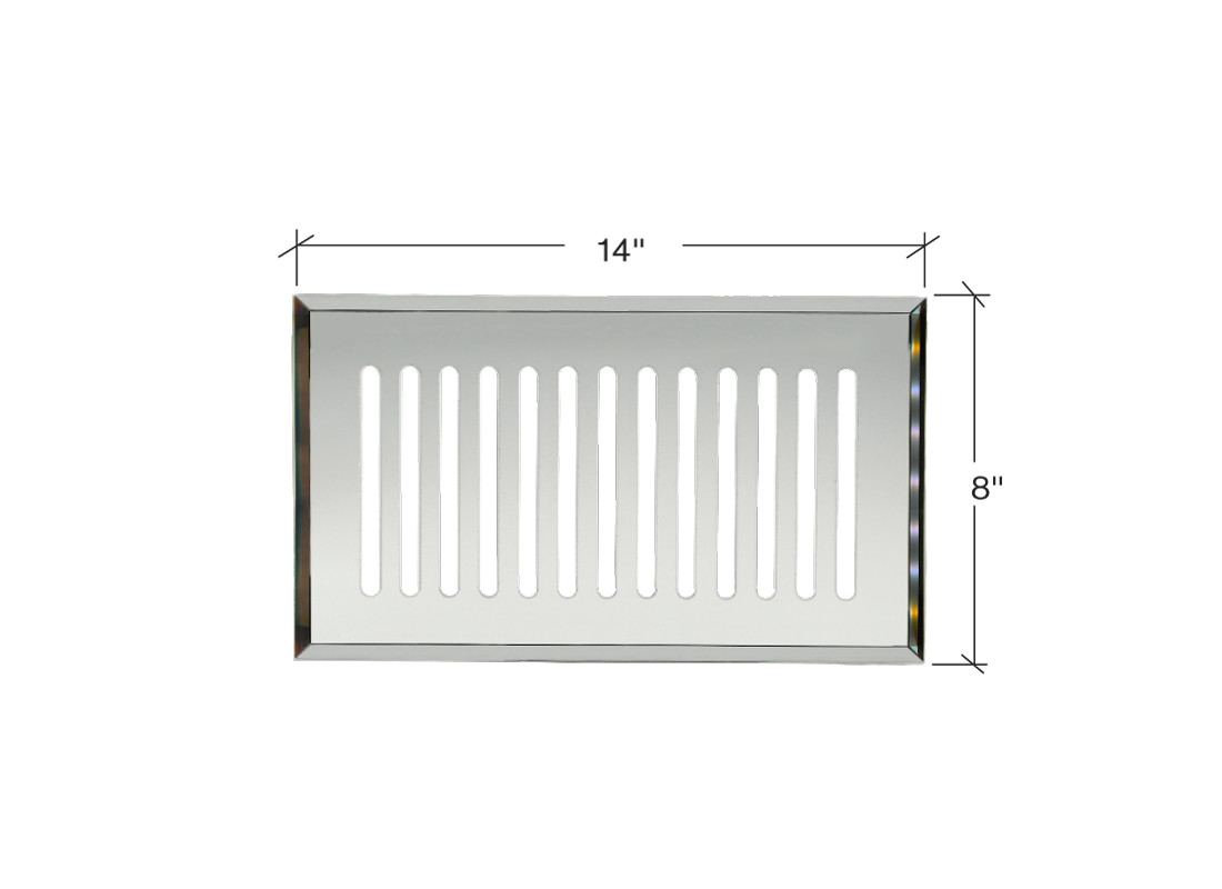 FHC MG814C 8″ x 14″ Glass Mirror Grille Plate