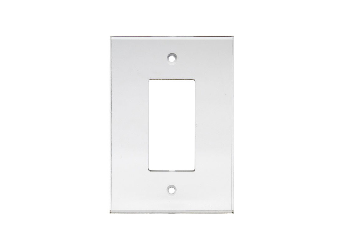 FHC AMP102 Clear Single Decorator/Rocker Acrylic Mirror Plates