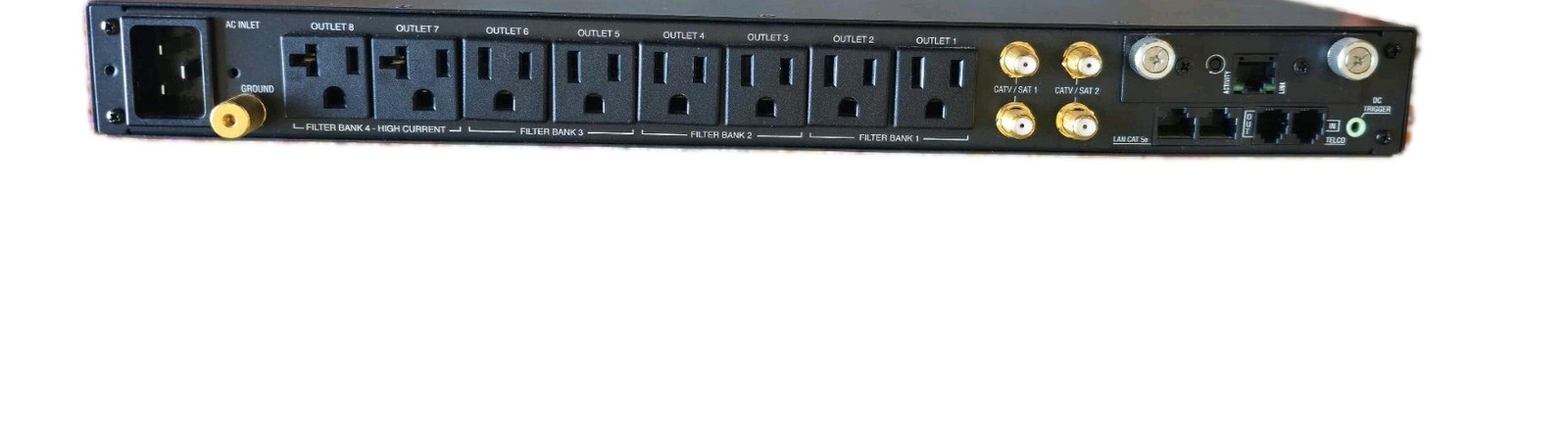 PANAMAX M4320 PRO Bluebolt Power Managment 20A 120VAC Untested.