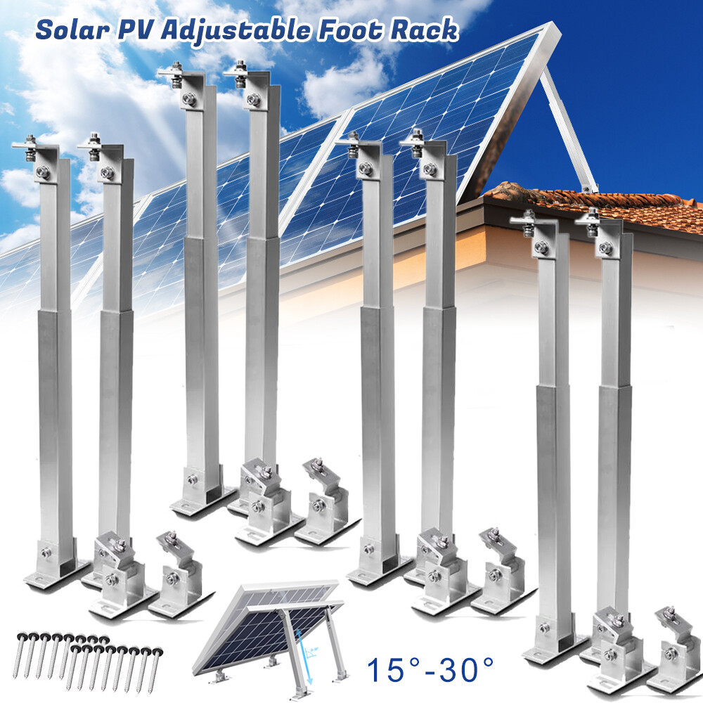 Adjustable Solar Panel Tilt Mounting Kit Universal Roof Aluminum alloy Brackets