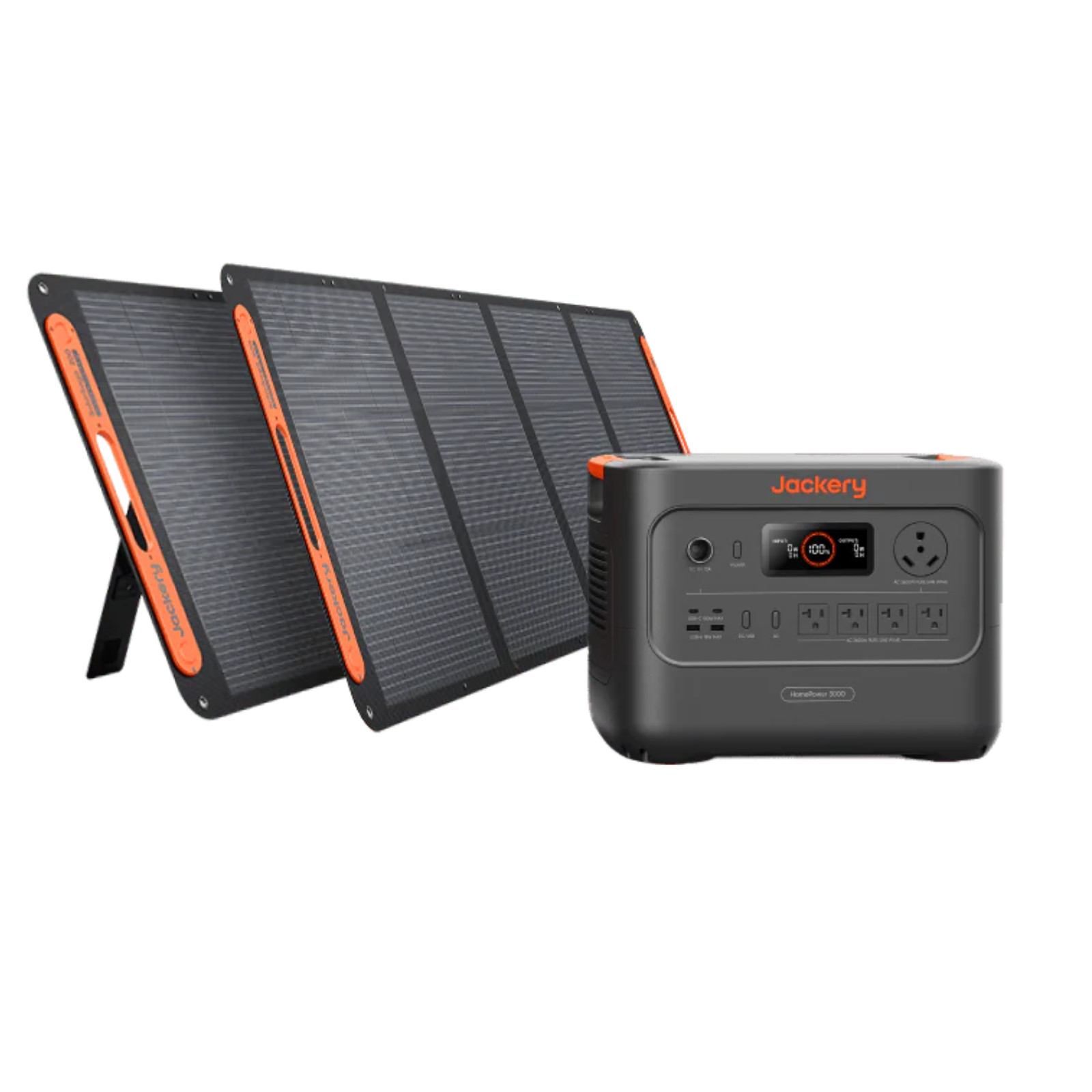 Jackery HP3000+2 Solar Panel200W–Ships to PR HI AK Guam Saipan–Trusted US Seller