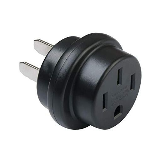 50AXP Extension Plug, Black/Silver, 50 Amp