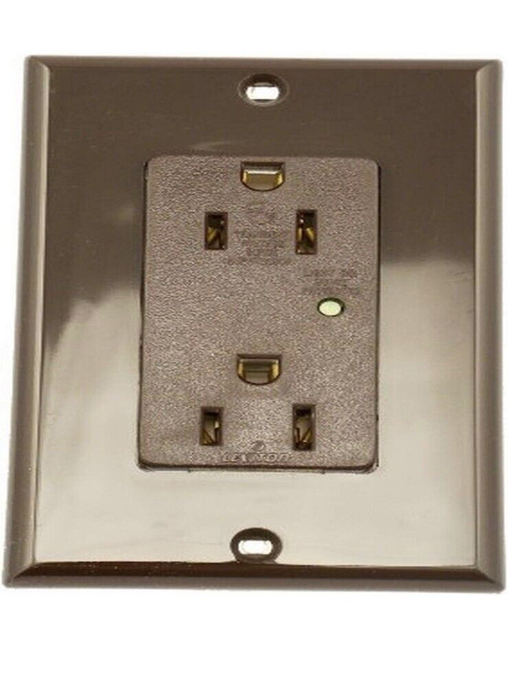 💥Leviton 5280 Brown Decora Plus Surge Protective Duplex Receptacle 15 Amp 125 V