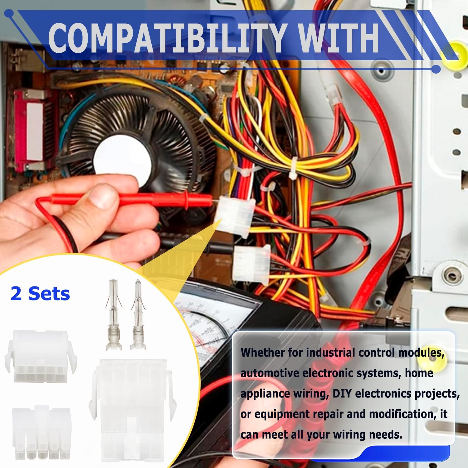 10-Pin Wire Connectors Set – Corrosion-Resistant, Easy Install, Compatible Kits
