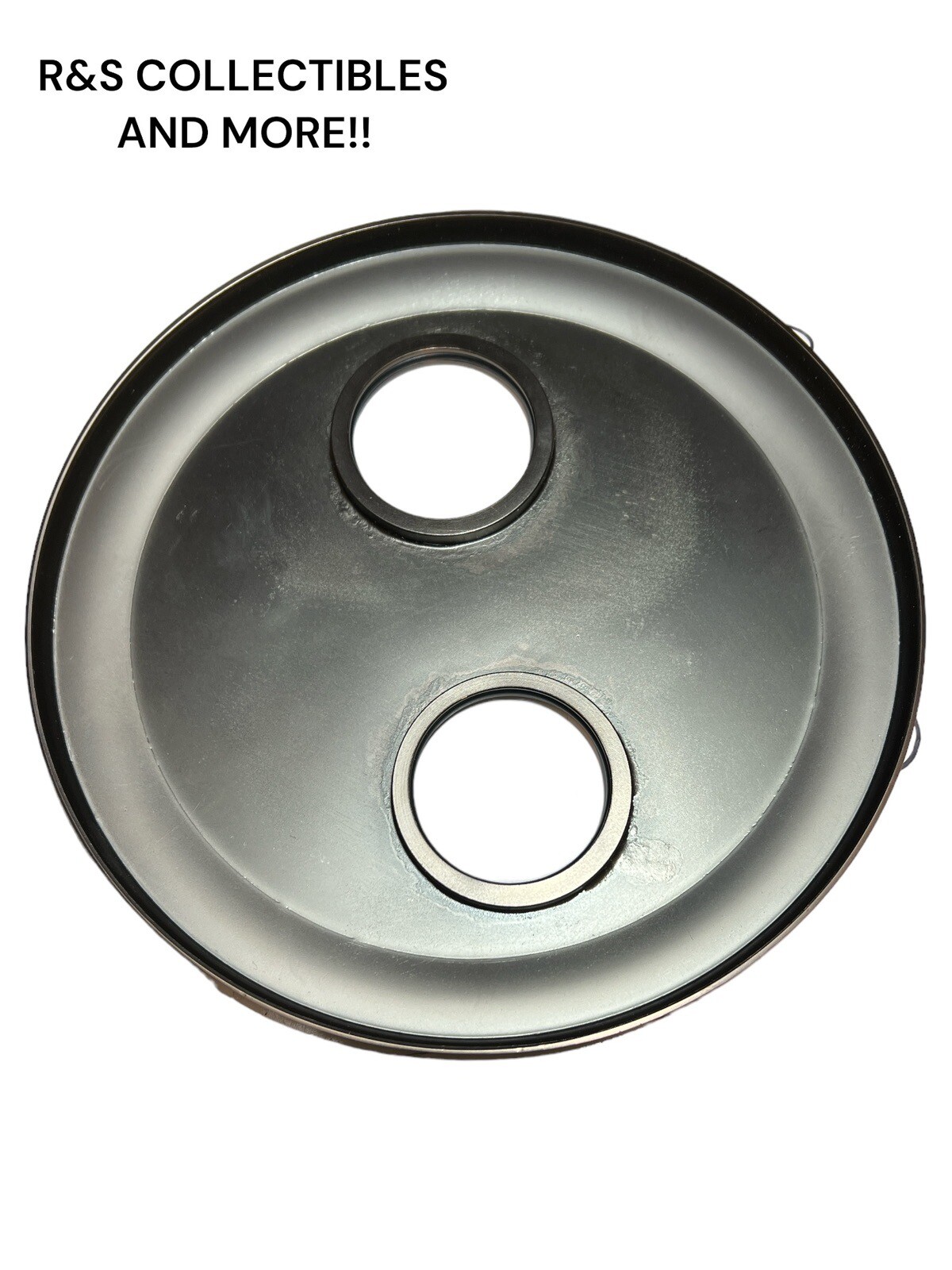 8” Signature hardware Face plate oil rubbed bronze, 2 HOLES ARE 1.75” ROUND