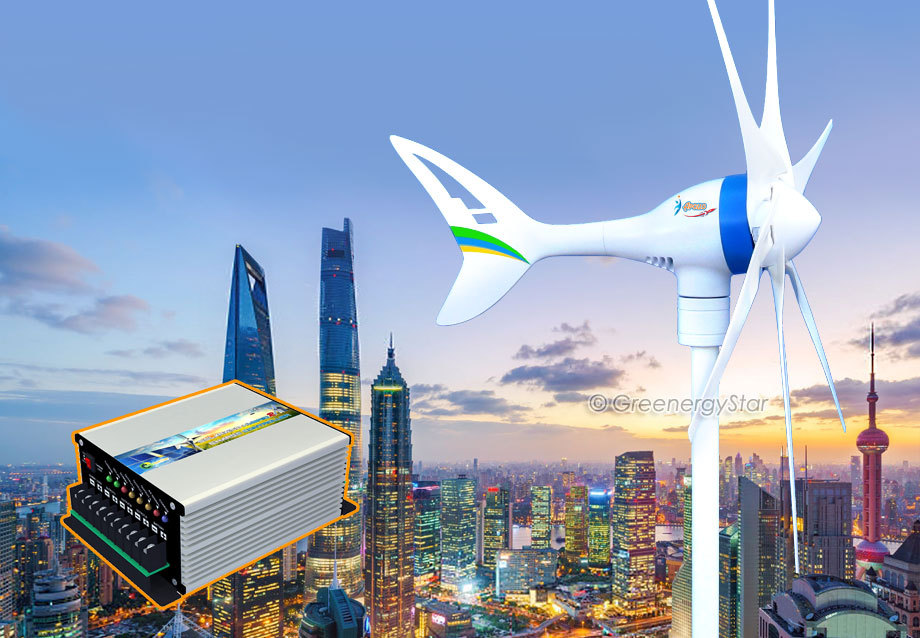 Apollo 650 W Watt 12V AC Magnet Pma Wind Turbine Generator + Controller 6Blades