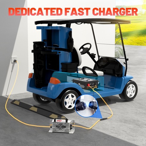 36V 100Ah Golf Cart LiFePO4 Lithium Battery 200A BMS With APP&15A Chager&Monitor