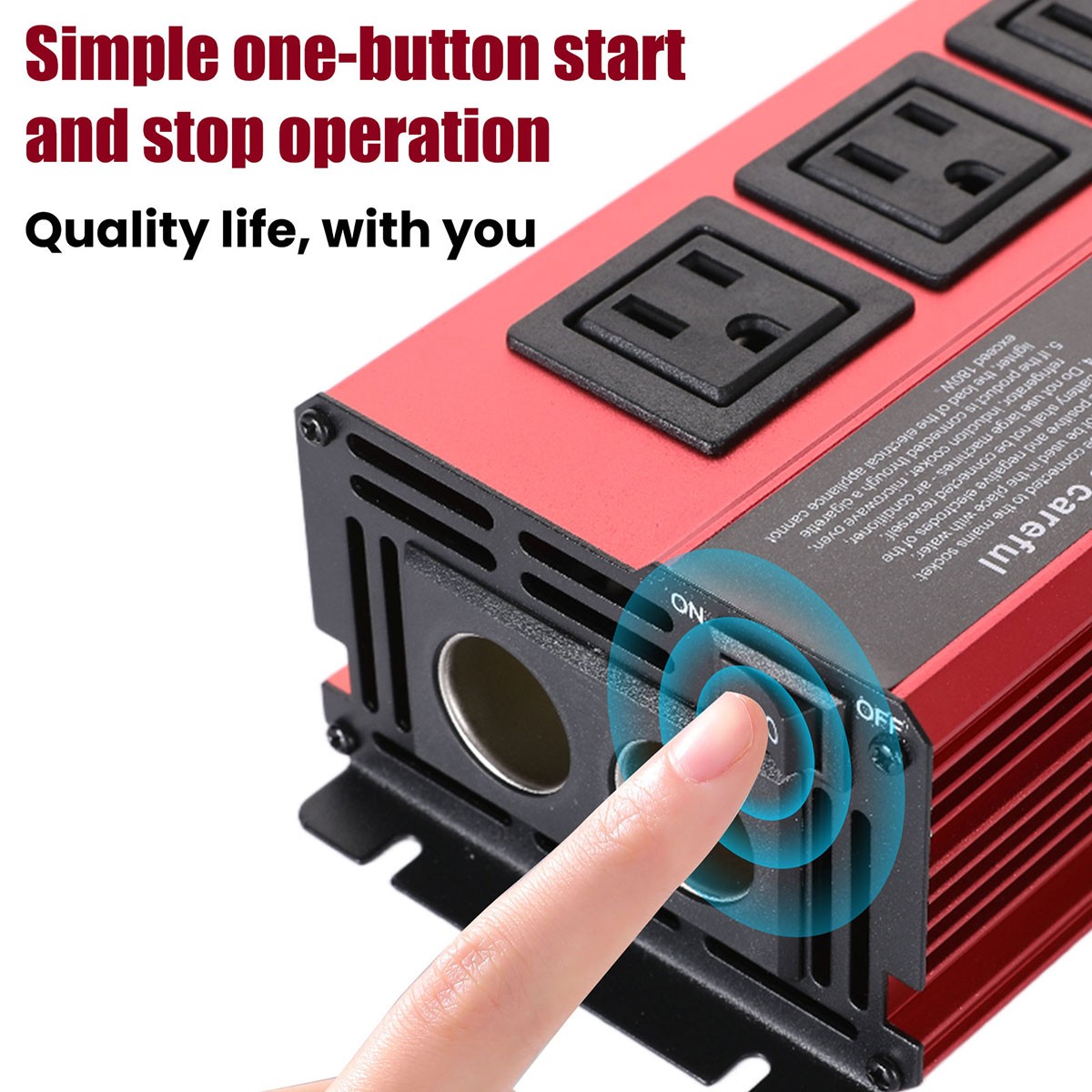 1500W 2500W 5000W Power Inverter 12V To 110V 120V Converter For Boat Car Camping