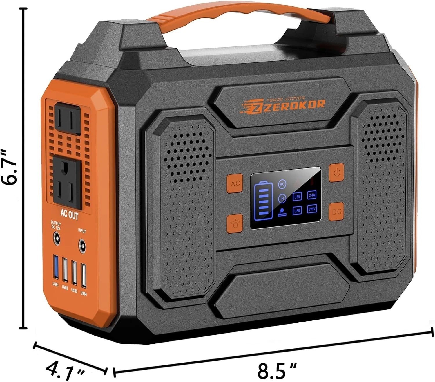 Portable Solar Generator 300W with 60W Panel//