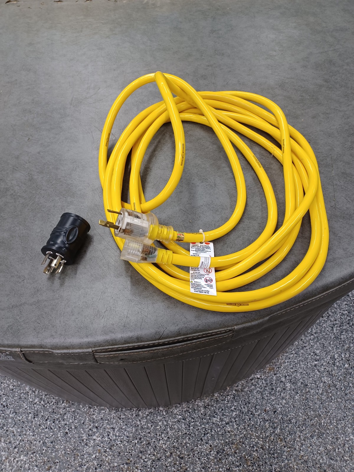 !!!! GENERATOR EXTENSION CORD with ADAPTER !!!