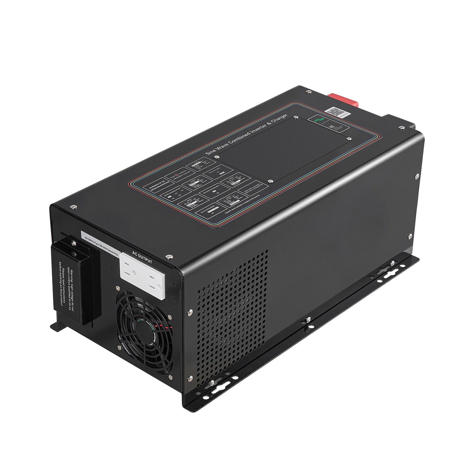 Uimoso Pure Sine Wave Inverter Charger 3000W DC 12V to AC 120V with LCD Display
