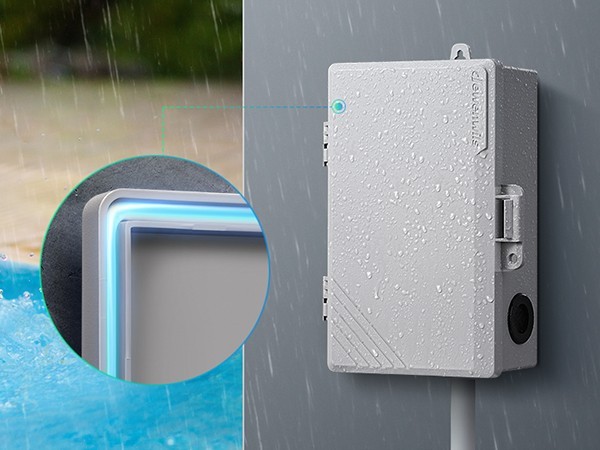 DEWENWILS Pool Pump Timer Box Outdoor, 24-Hour Programmable ON/Off Timer Switch