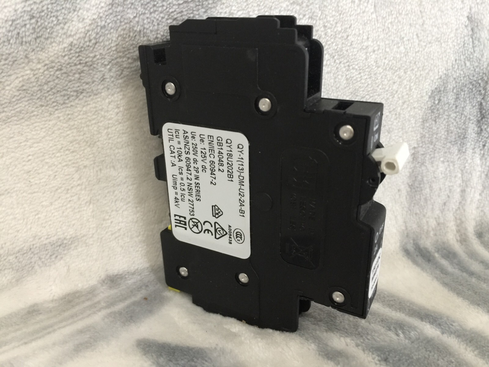 Midnite Solar, Breaker, 2 Amp, 150Vdc, Din Rail Mount, MNEPV2 New