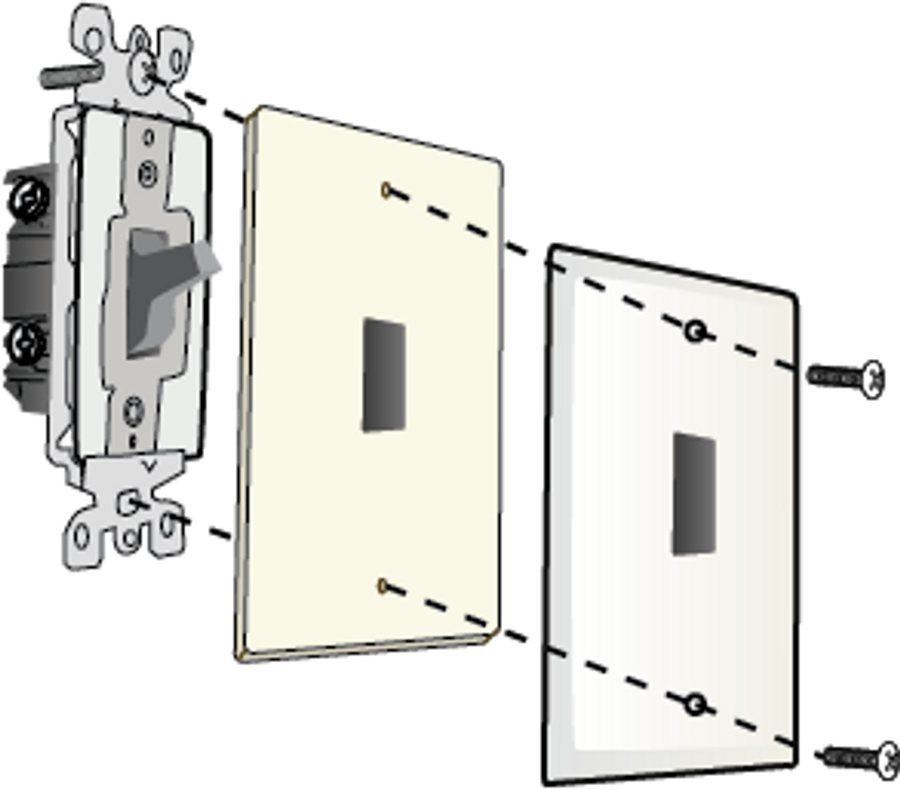 Case Gasket Covers, 2,400 Toggle Light Switch Outlet Draft Foam Gaskets Bulk Box