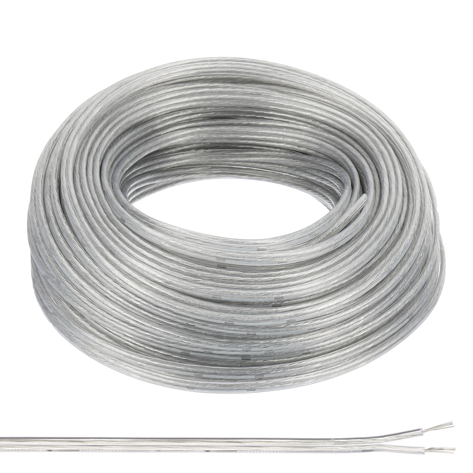 98.4Ft 22/2 PVC Covered Wire 300V Electronic Wire