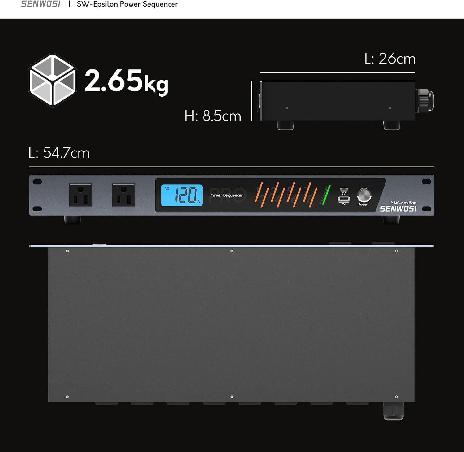 Power Conditioner Surge Protector USB Charger