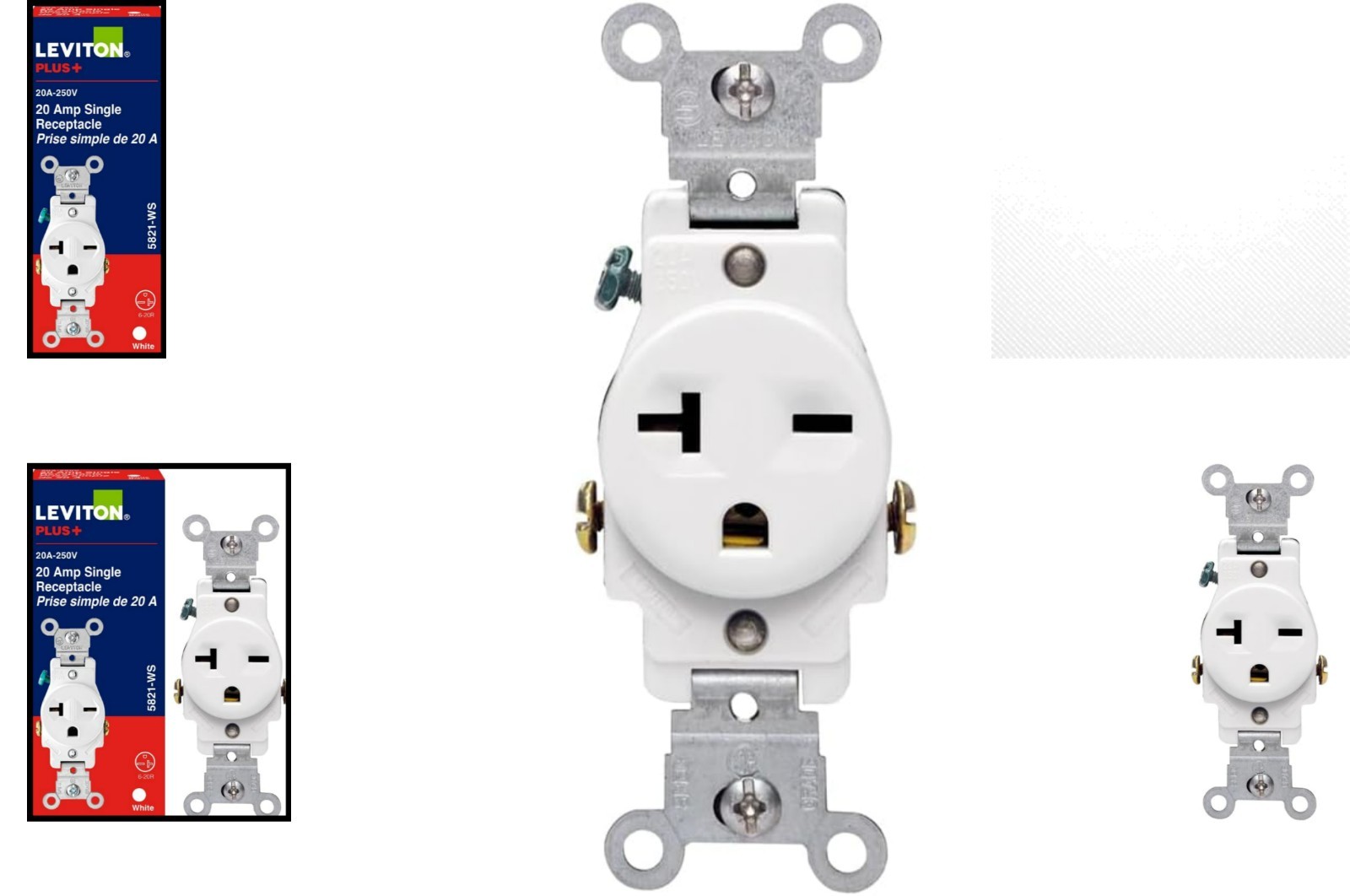 NEMA 6-20R 20 Amp Single Receptacle Outlet – 250V for Hotels, Schools, Offices