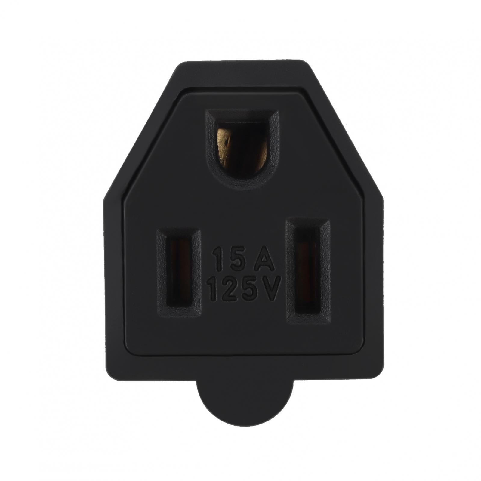 2pcs Extension Cord Plug Ends Male and Female Replacement Plug and Connector Set