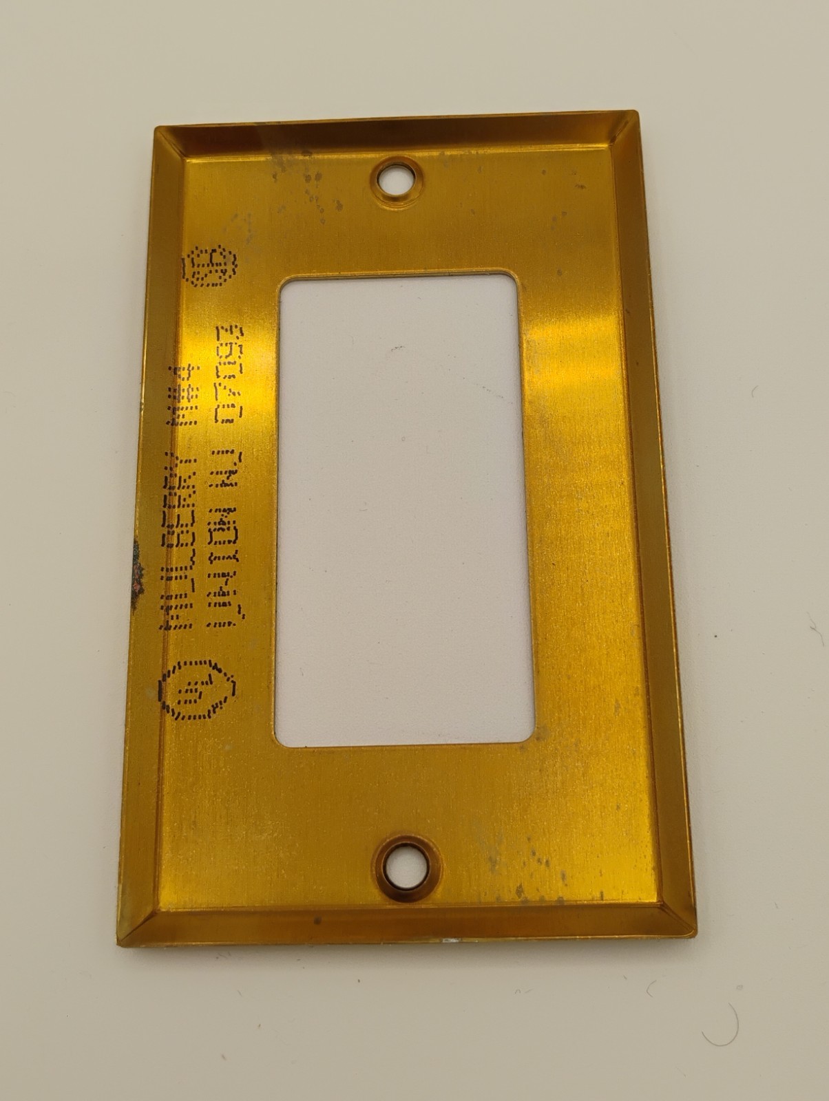 Unbranded, Mulberry Brass 1-Gang Rocker Light Switch Wall Plates, Lot Of 5