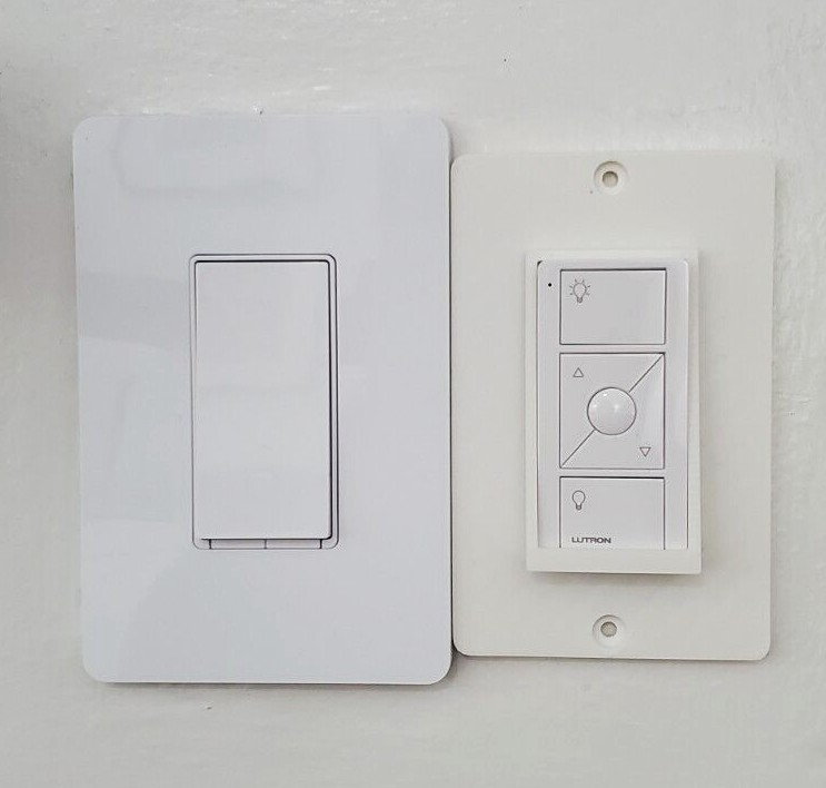 Lutron Pico Smart Remote Control Caséta Wireless Smart Dimmer Wall Plate Mount