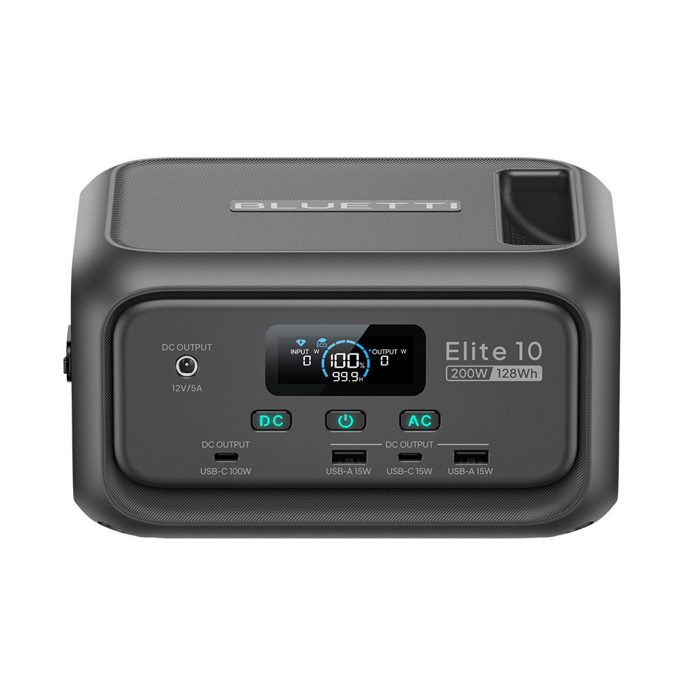 BLUETTI Elite 10 128Wh Mini Portable Power Station Generator LiFePO₄ for Camping