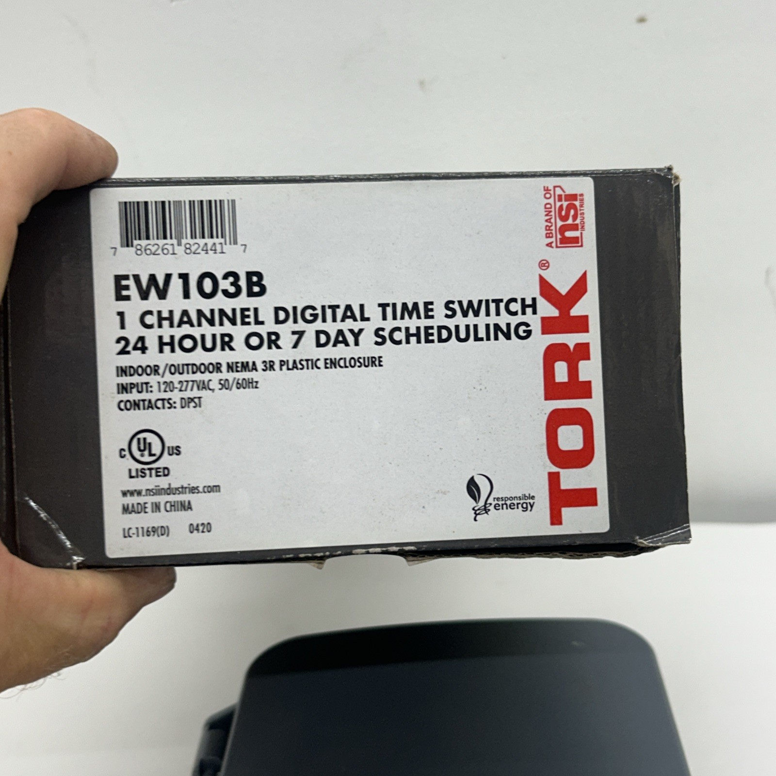 Nsi Tork Ew103b Electronic Timer, Gray, Polycarbonate