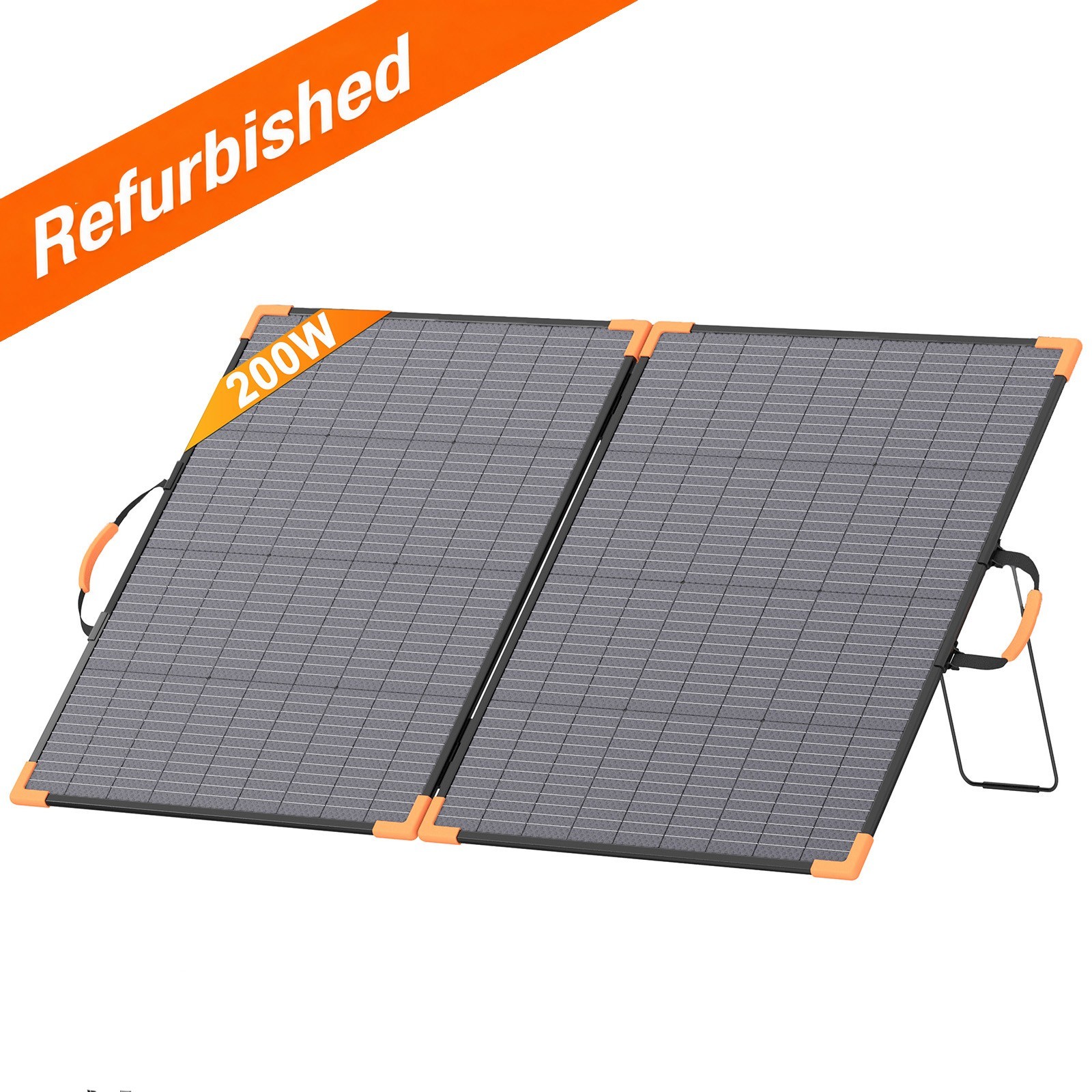 MHPOWOS 200W Solar Panel Bifacial Portable Foldable IP68 ‌Certified Refurbished
