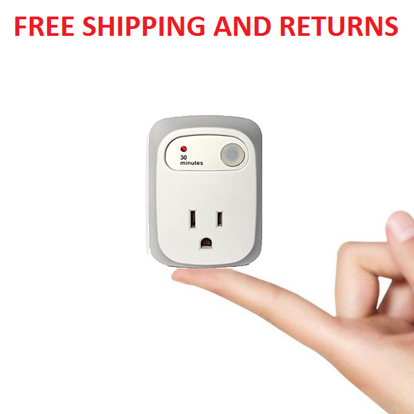 Simple Touch the Original Auto Shut-Off Safety Countdown Outlet Timer, 30 Minute