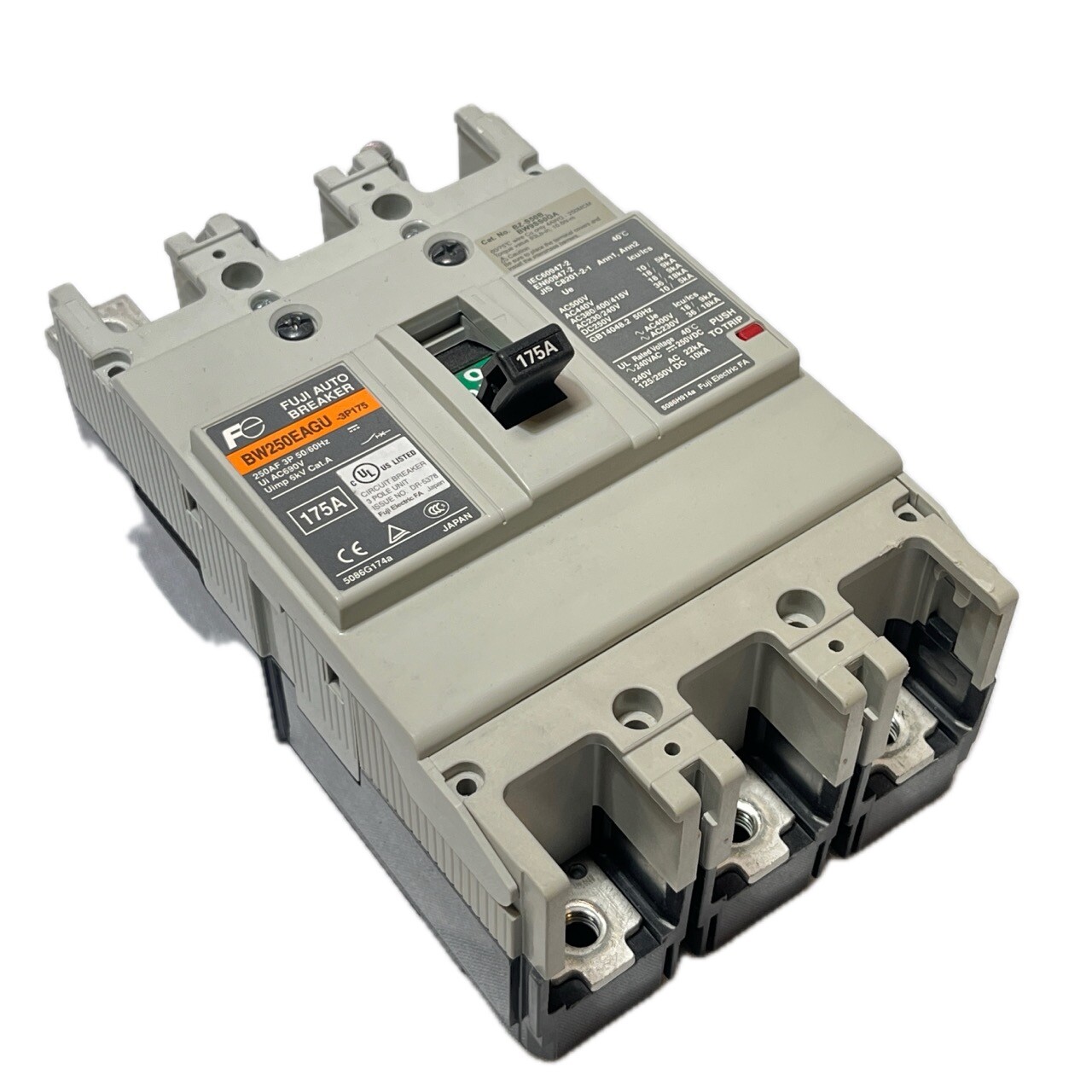 Fuji Electric BW250EAGU-3P175 Circuit Breaker