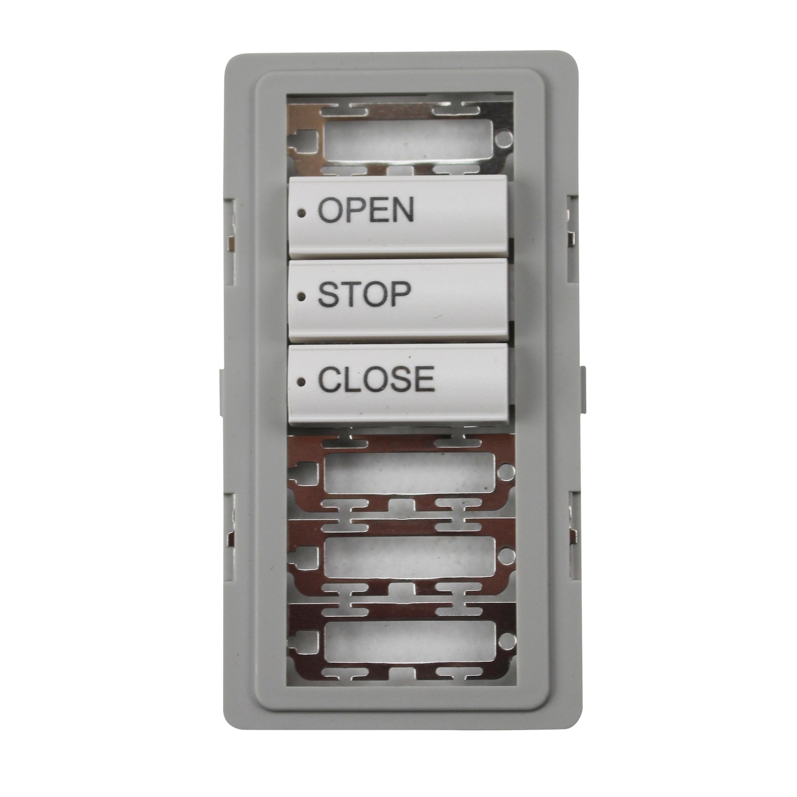 LUTRON QSWS2B-3BI-WH-EGN SEETOUCH QS, 3 BUTTON KIT, ENGRAVING, WHITE
