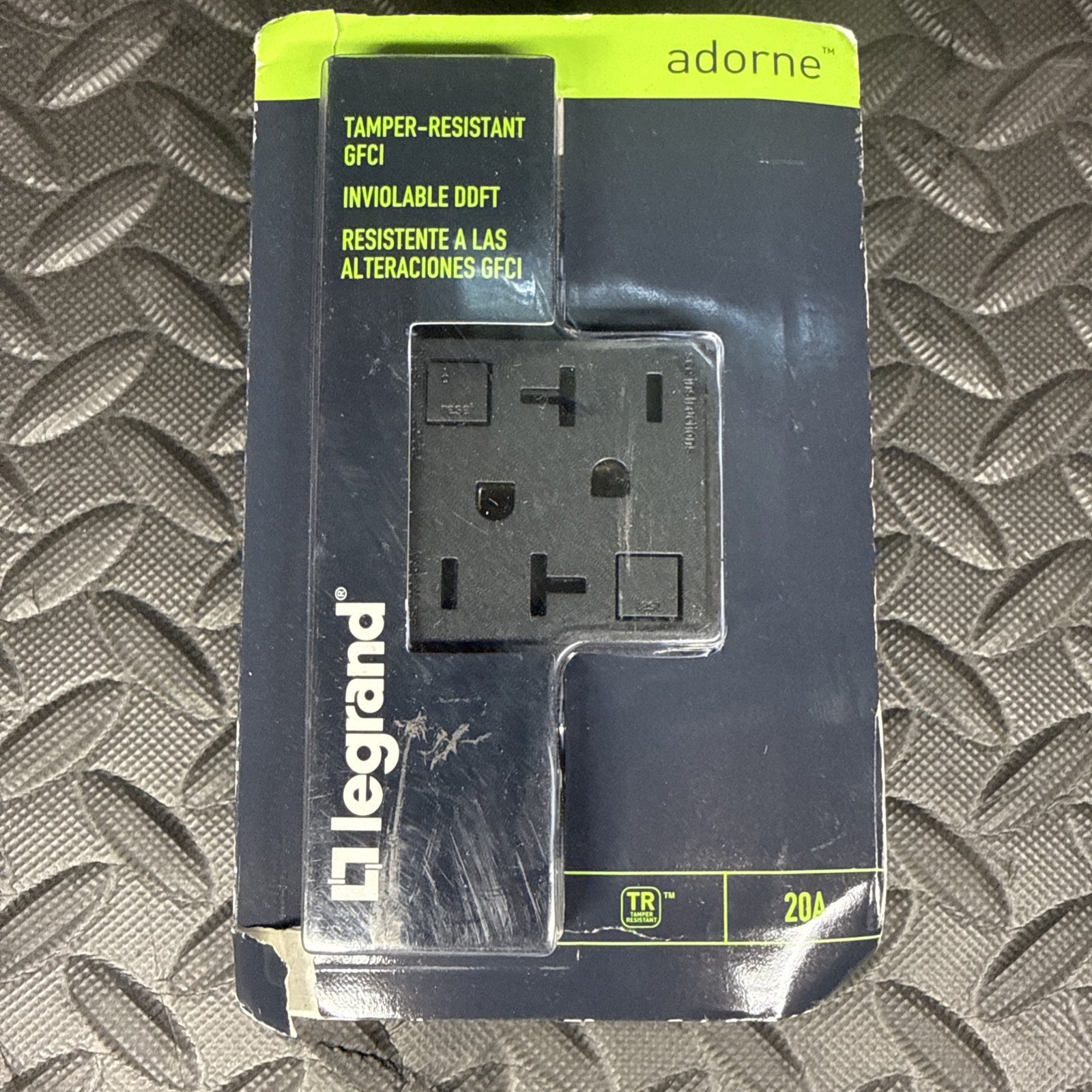 Legrand Agftr22024 Adorne 20 Ampere Tamper-Resistant Self-Test Gfci Tamper-Resis