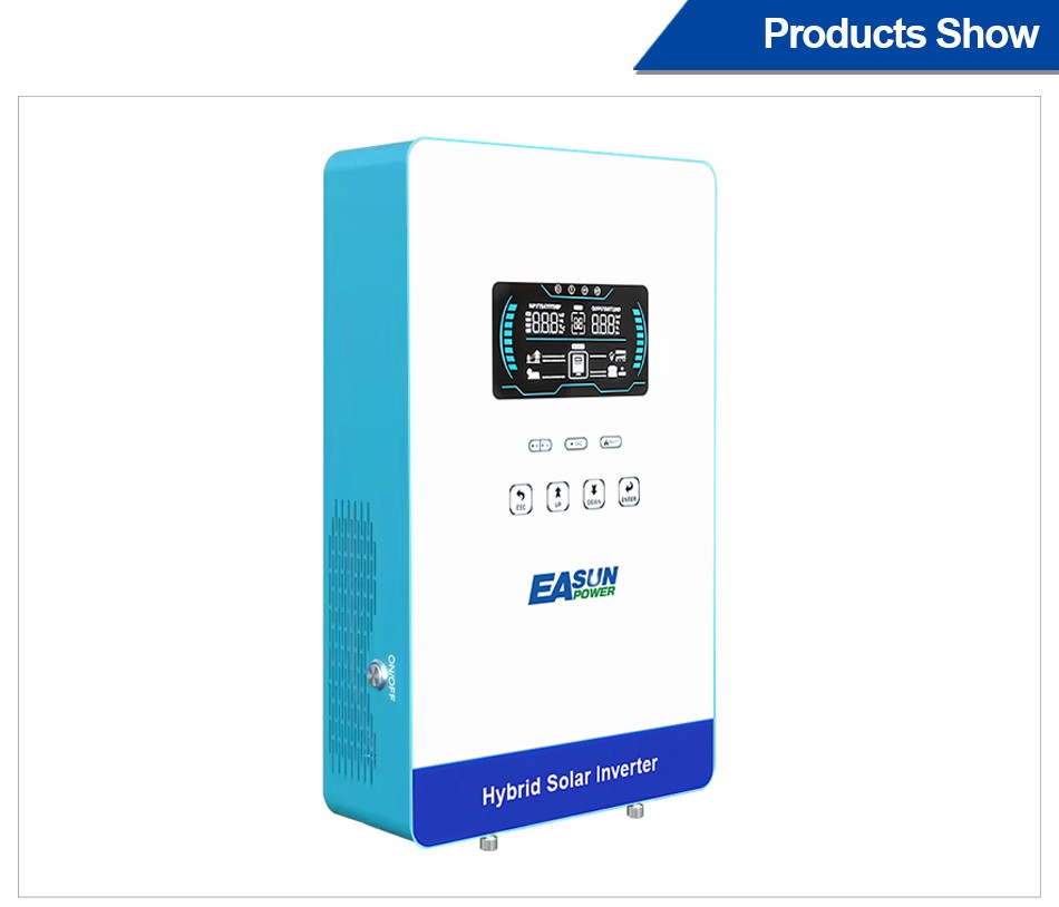 4000W Hybrid 24V Solar Inverter with MPPT 140A Output Pure Sine Wave US-Stock