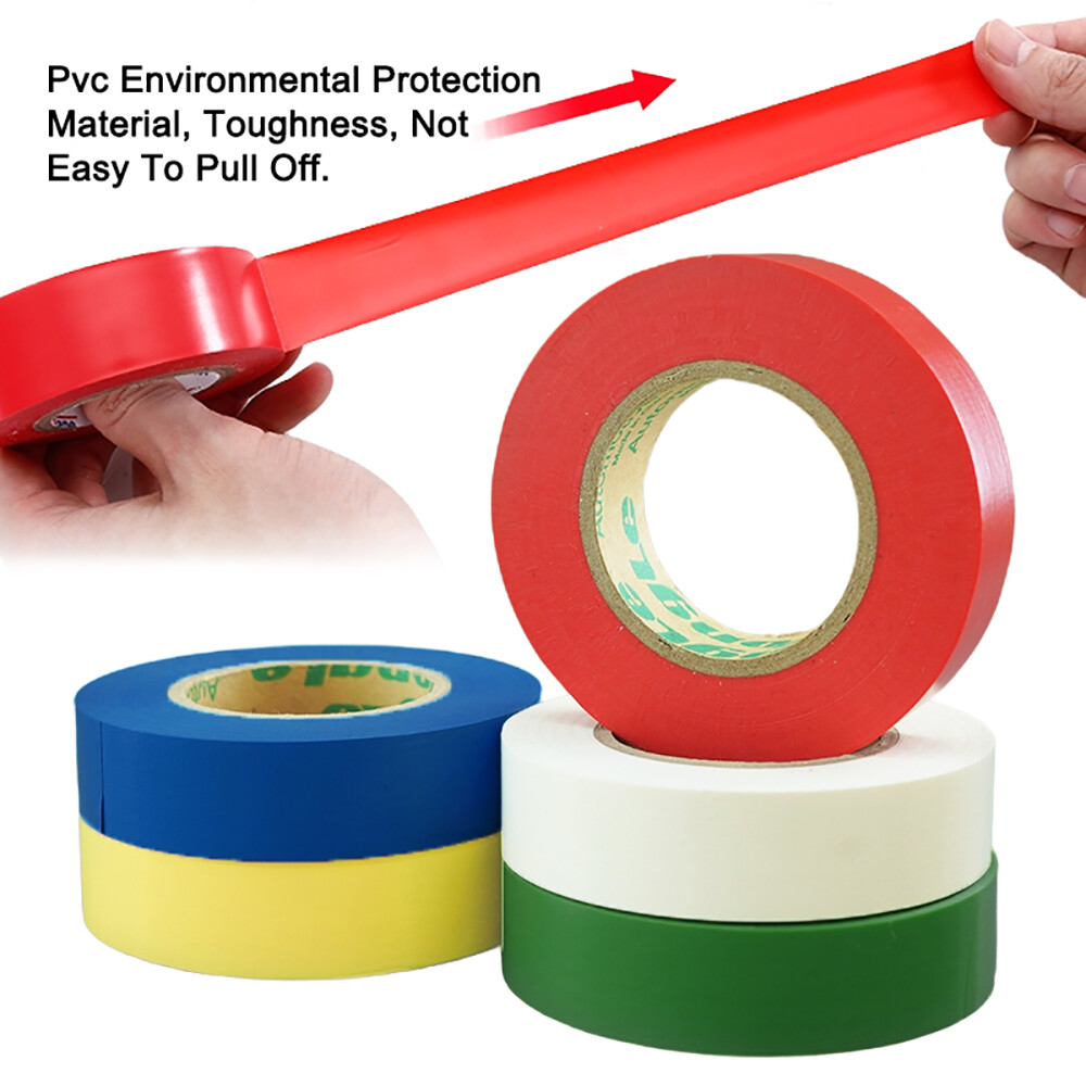 PVC Electrical Insulation Tape Colourful Adhesive Tape Retardant 18mm x 10M/20M