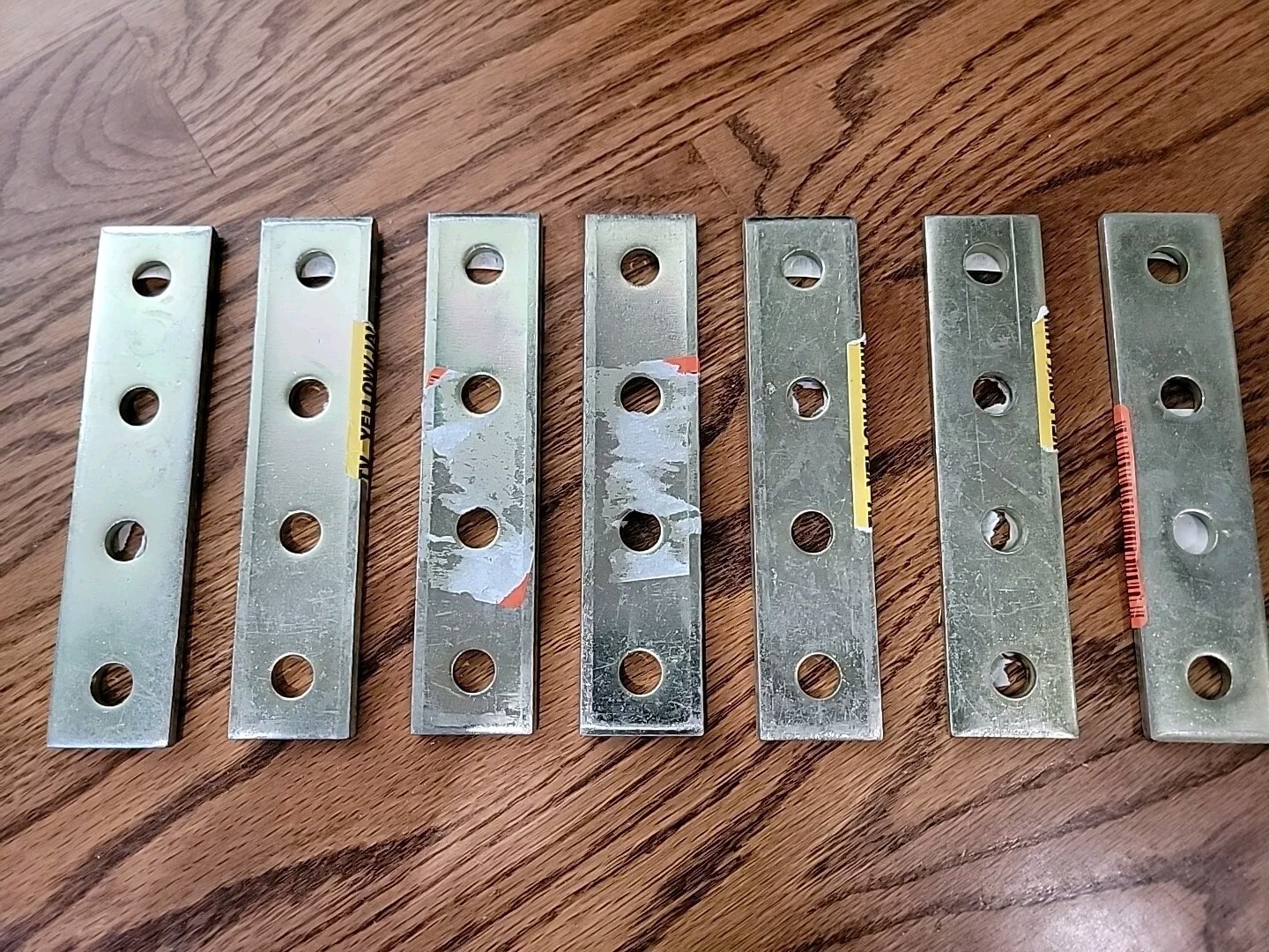 Superstrut 7-1/4 In. L. Flat Goldgalv Electroplated Zinc Bracket ZX207-10 7 Each