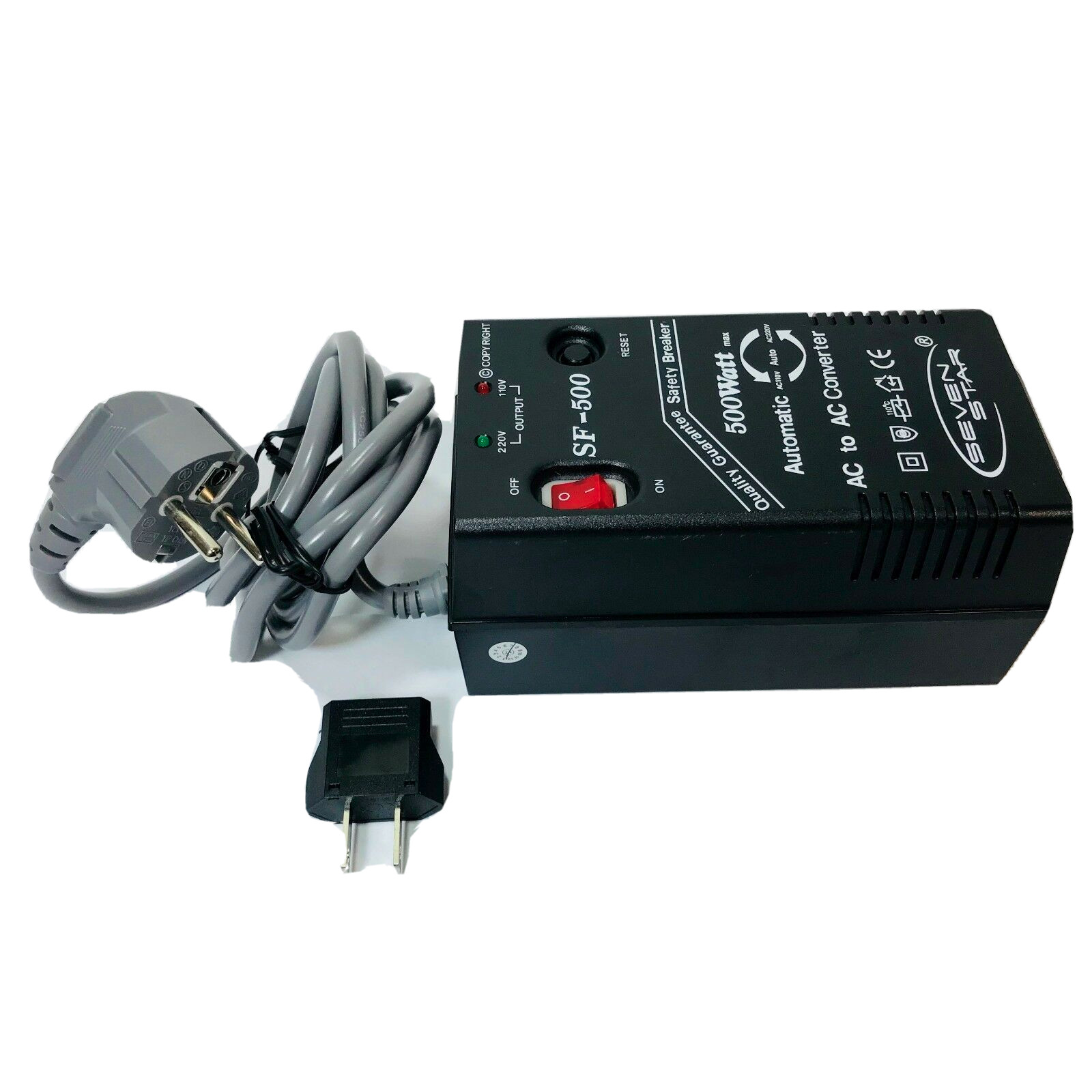 500 Watt 110v 220v Power Converter 110-220 Volt Up Down Voltage Transformer 500W