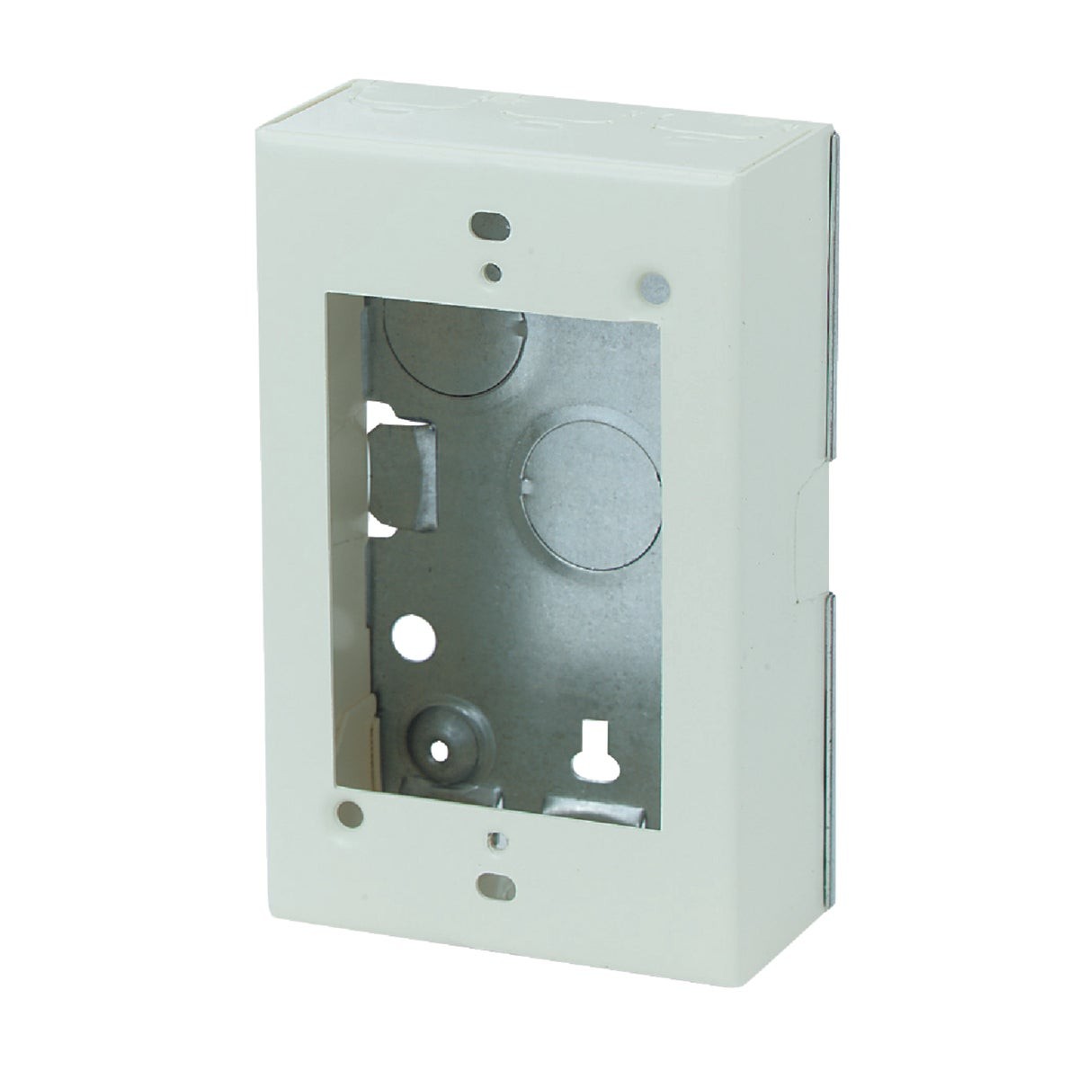 Wiremold Ivory Steel 1-3/8 In. Outlet Box B3 Wiremold B3 086698801037 Steel
