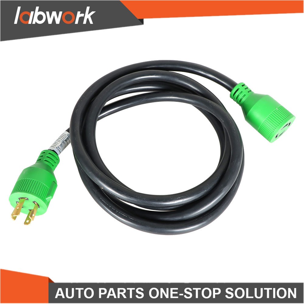 Labwork Generator Extension Cord 30 Amp 10 FT Power Cords L14-30 4 Prong Locking