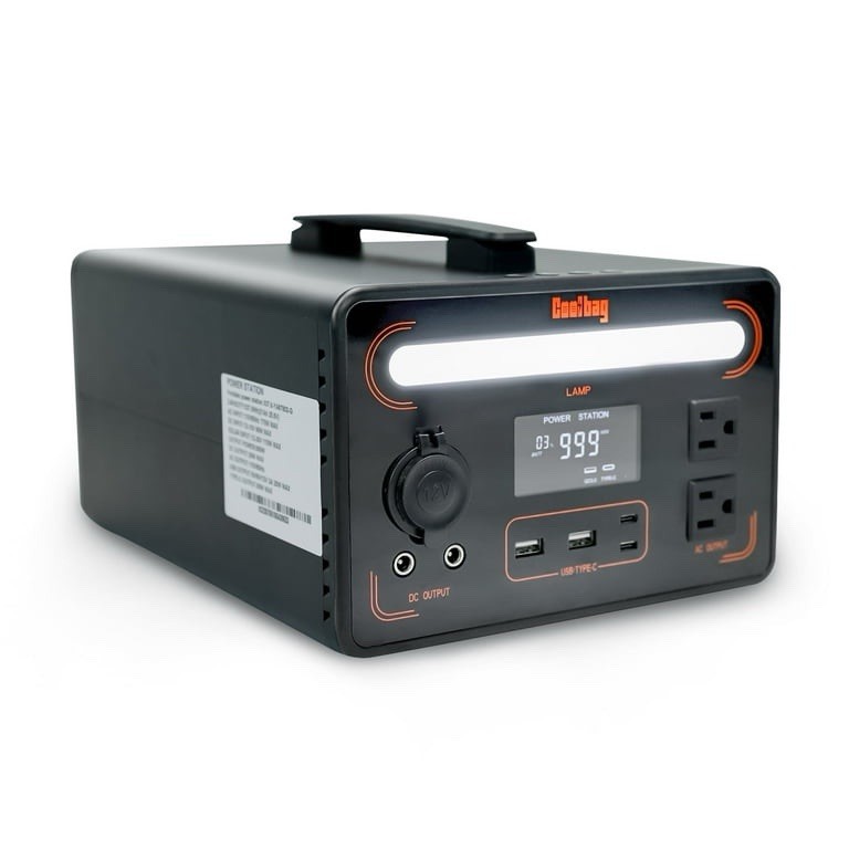 Portable Power Station 600W 560Wh LiFePO4 solar （Solar Panel Not Included）