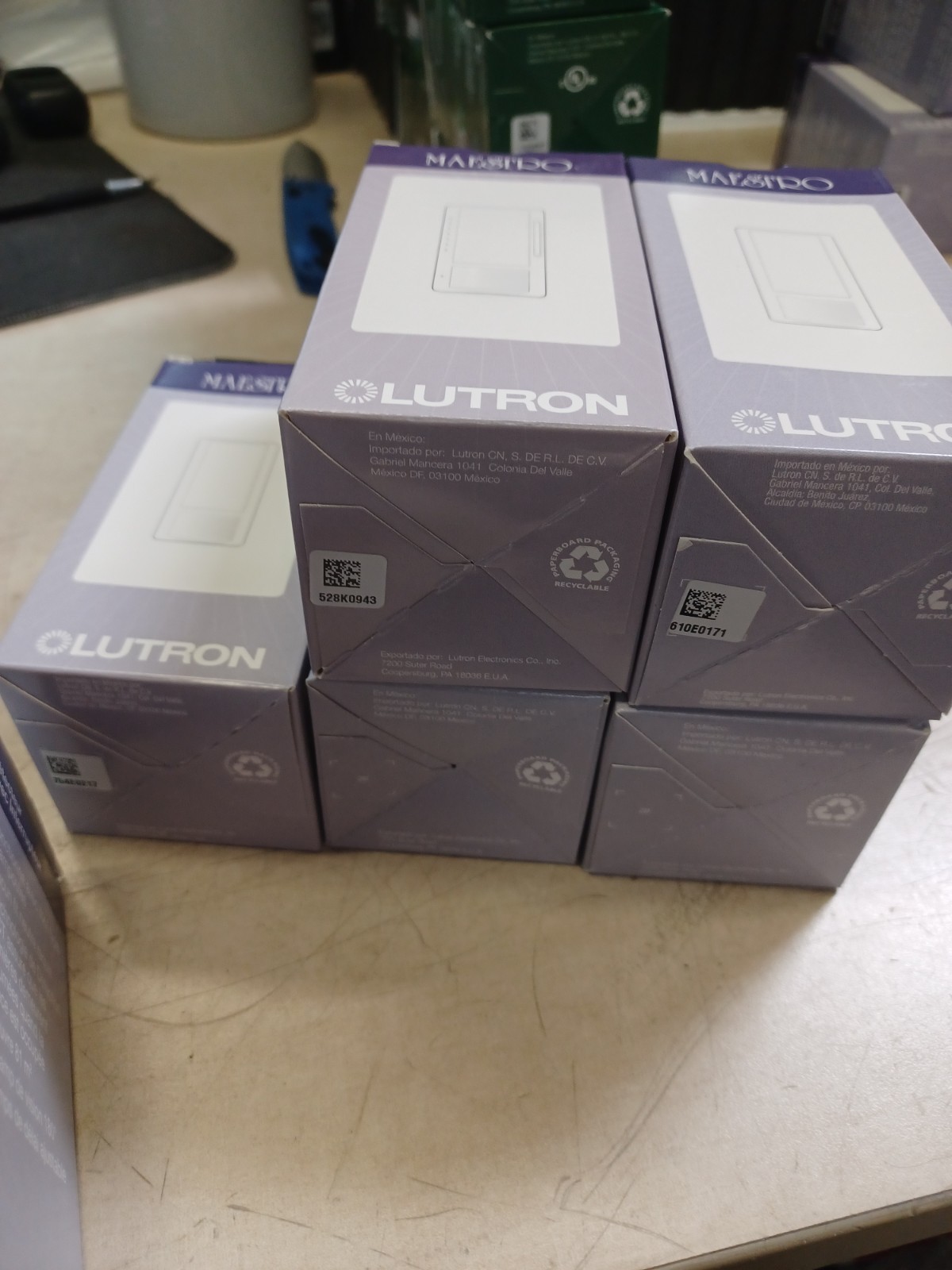 Lutron Maestro MS-OPS5M-WH Occupancy / Vacancy Sensor with Multi-Location Switch