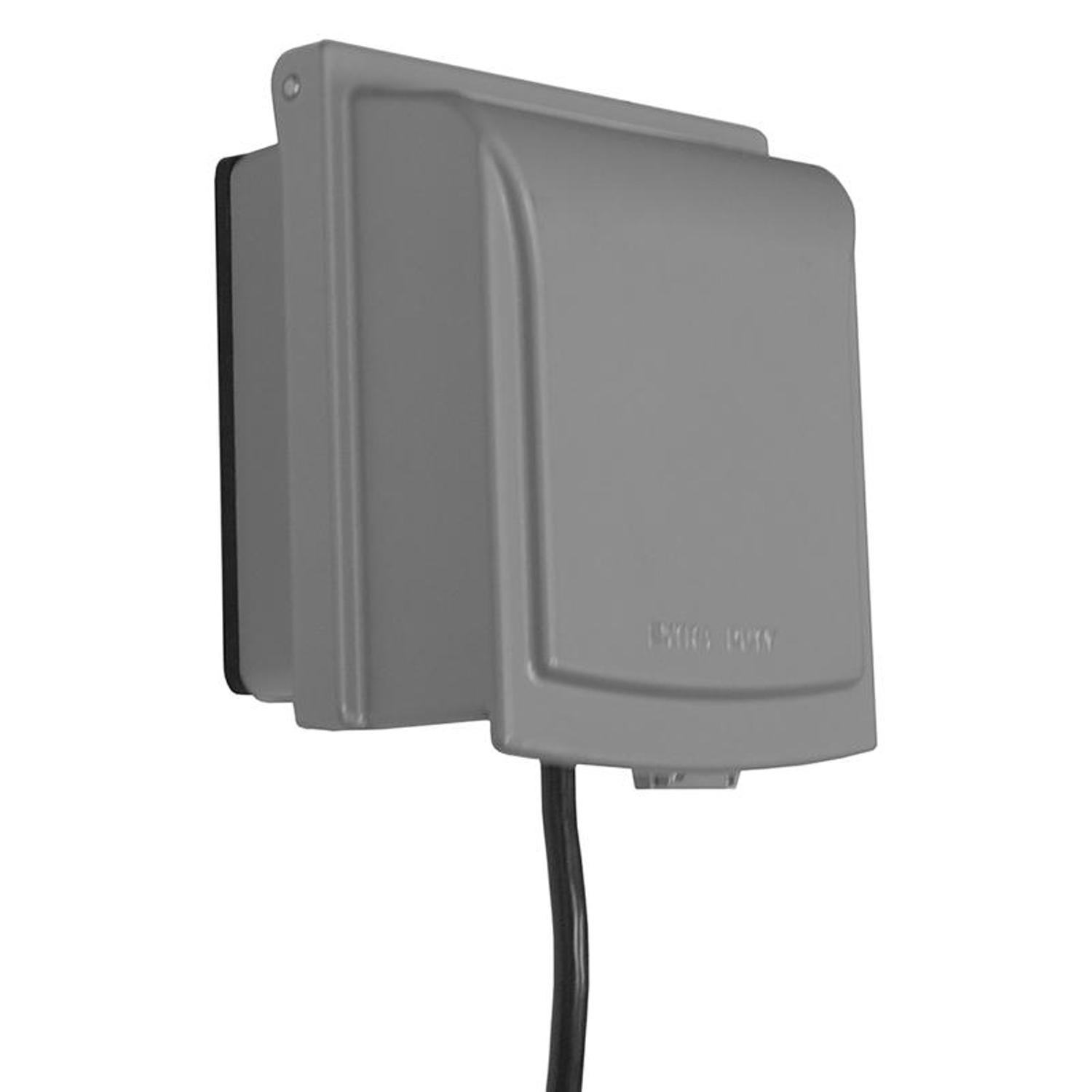 Sigma Engineered Solutions 14433M 2-Gang Weatherproof Cover 6.02Hx5.55Wx3.5D in.