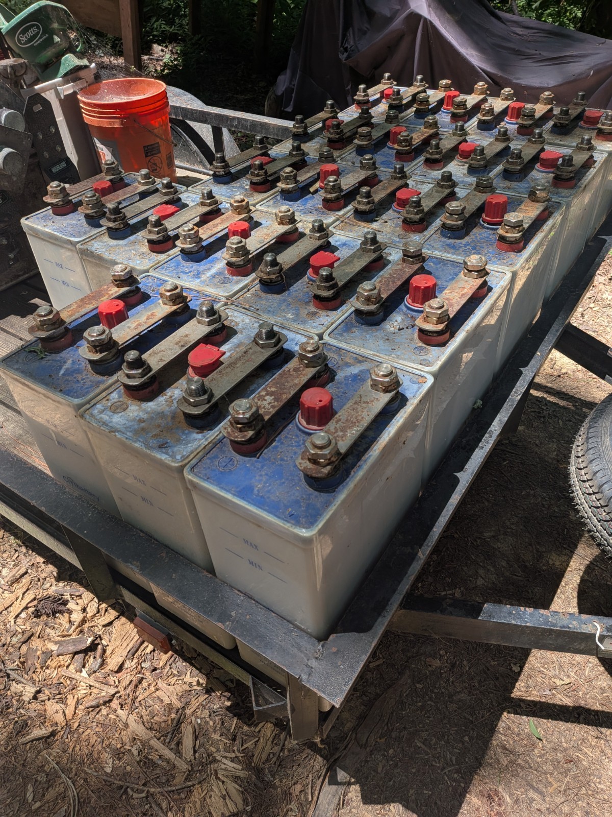 20 Nickel Iron NiFe Cells CIYI CYNF600 600Ah 1.2V 12V/24V Off-Grid Solar Complet