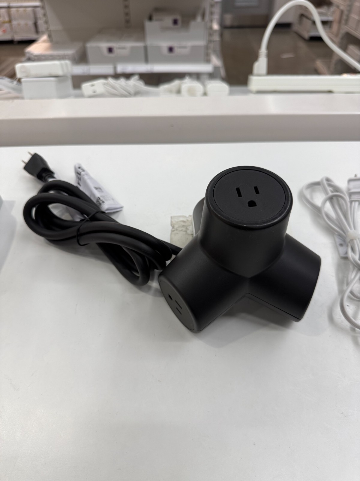 New IKEA HORNFELS Extension Cord Dark Gray 1.8 m (5 ‘ 11 “) 205.584.17