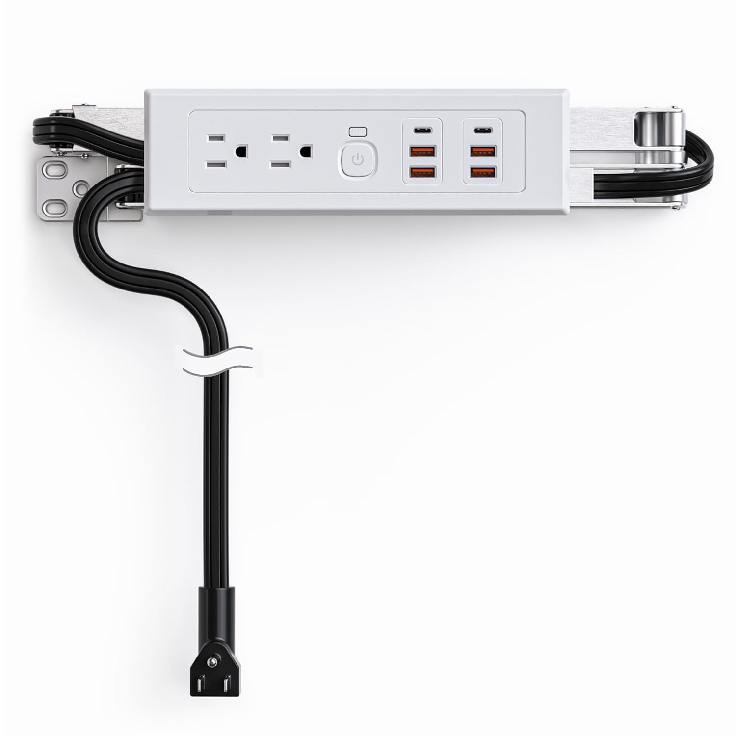 Drawer Outlet Kit PD30W USB-C Fast Charging Station Plug Power Cable for Kitchen