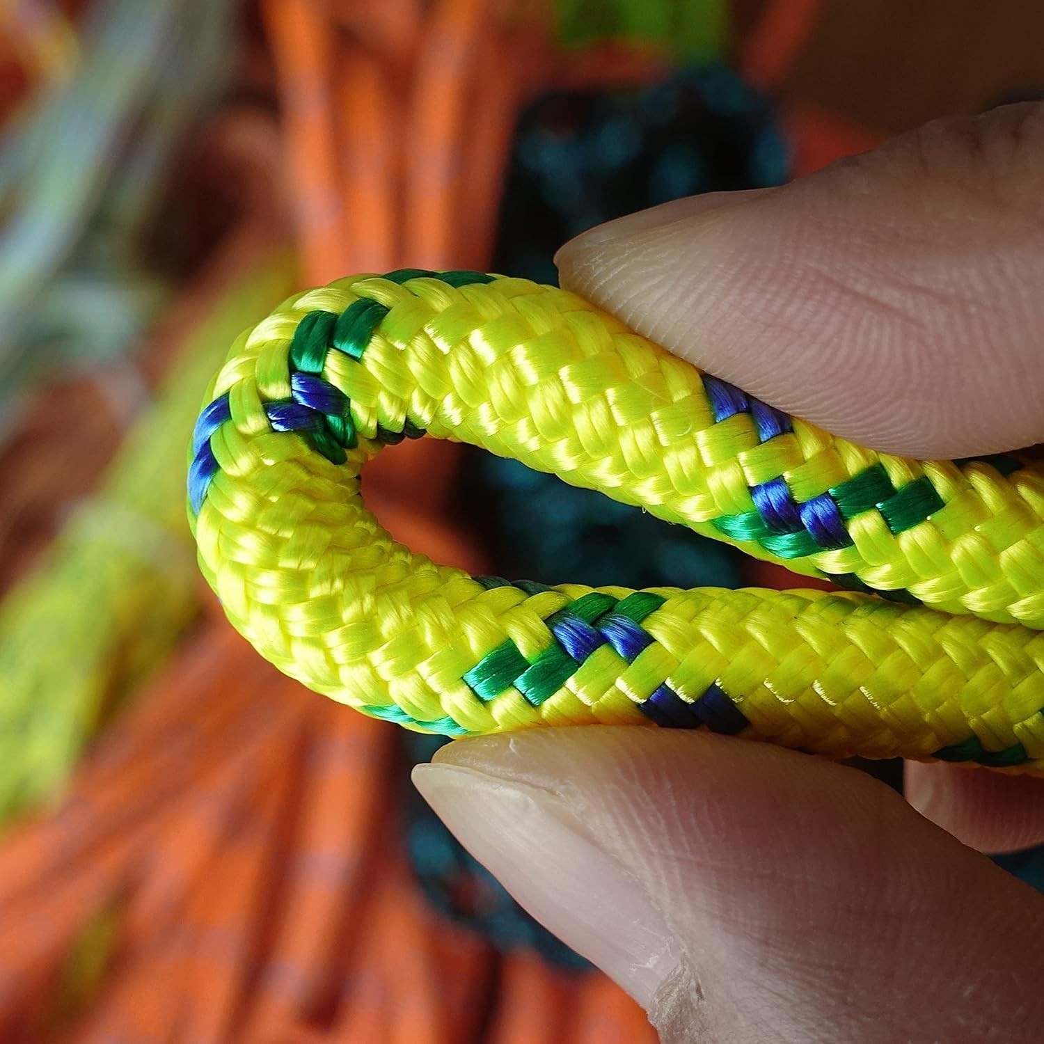 20ft 8mm Polyester Accessory Cord – Abrasion Resistant for Outdoor Adventures