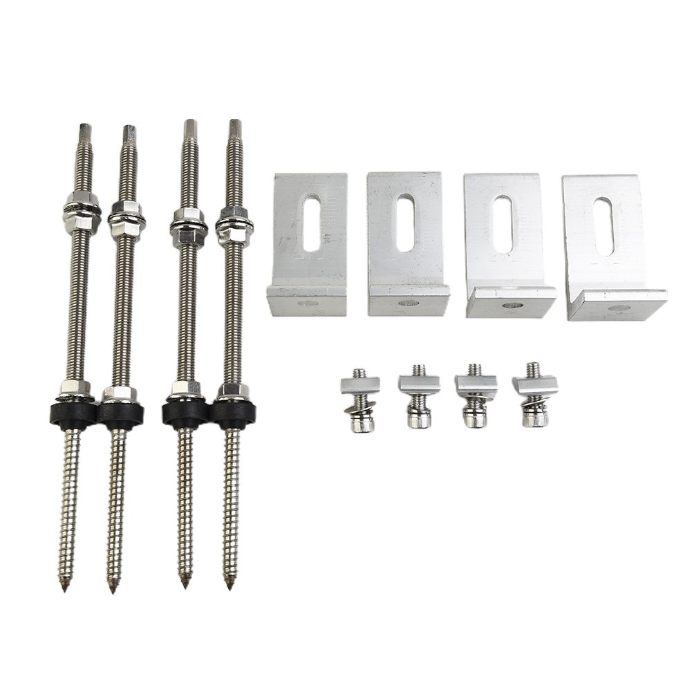 Pole Screws Brackets +stainless Steel 200/250mm Aluminium Alloy L Angle