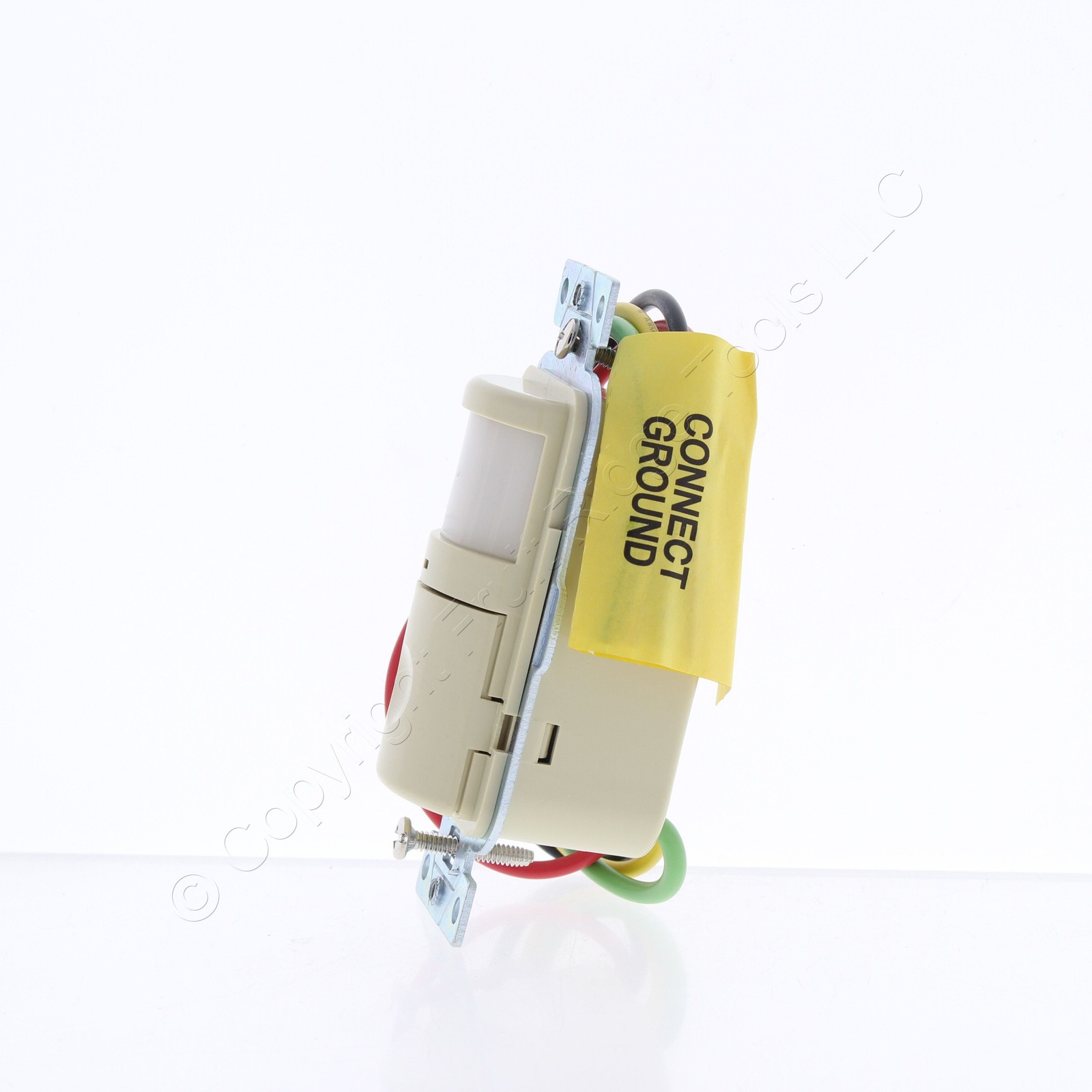 Bryant MS2000NI Ivory Occupancy Sensor Switch Night Light 120/277V 180� 1000W